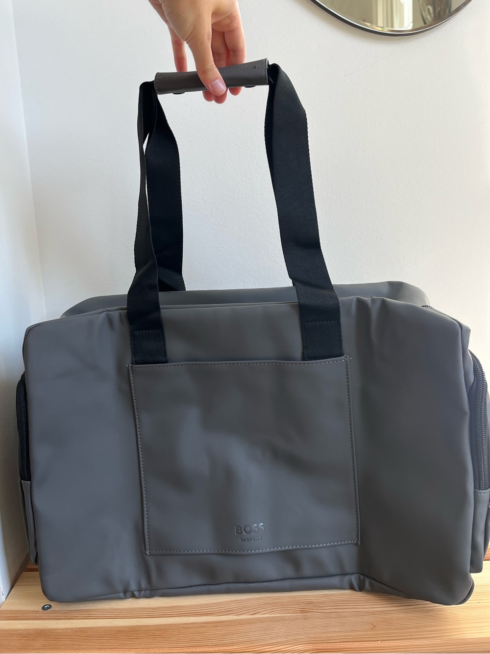Hugo Boss Gray Travel Duffel Bag - Picture 3 of 3